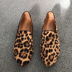 Jcrew calf hair loafers